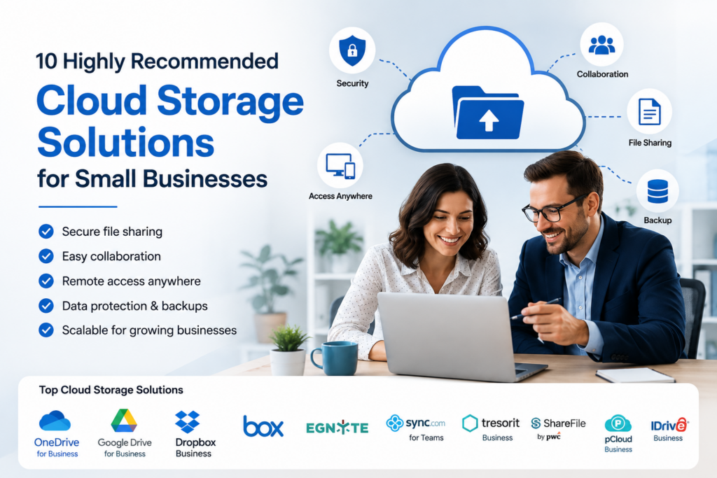 10 Highly Recommended Cloud Storage Solutions for Small Businesses