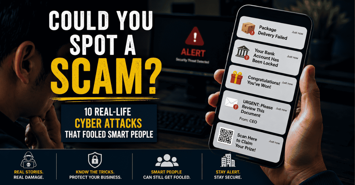Could You Spot a Scam? 10 Real Life Cyber Attacks That Fooled Smart People
